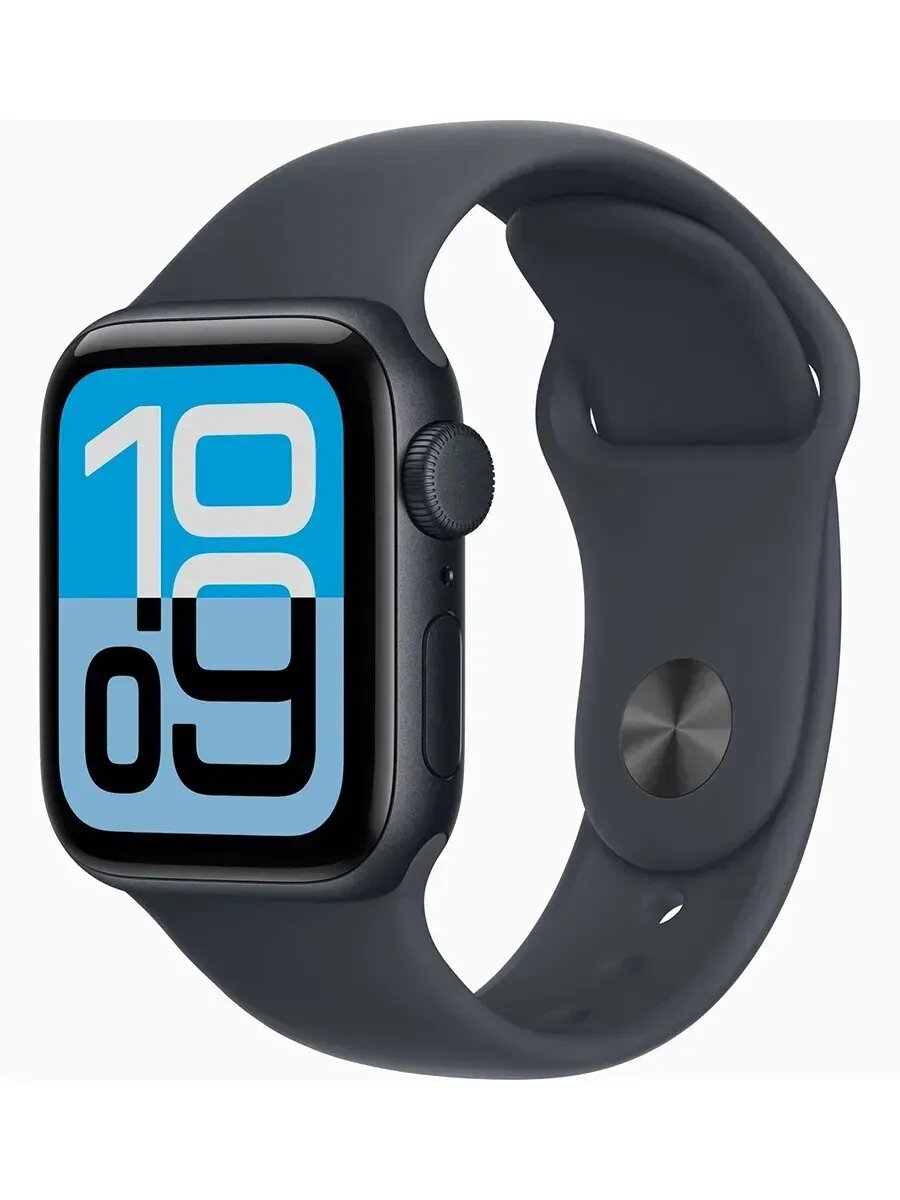 Умные часы Apple Watch SE 3 44mm Midnight "Полуночный черный" M/L — фото 1