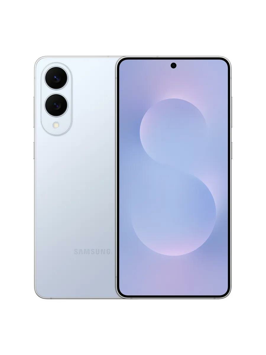 Смартфон Samsung Galaxy S25 Edge 12/256Gb Синий Titanuim Icyblue — фото 1