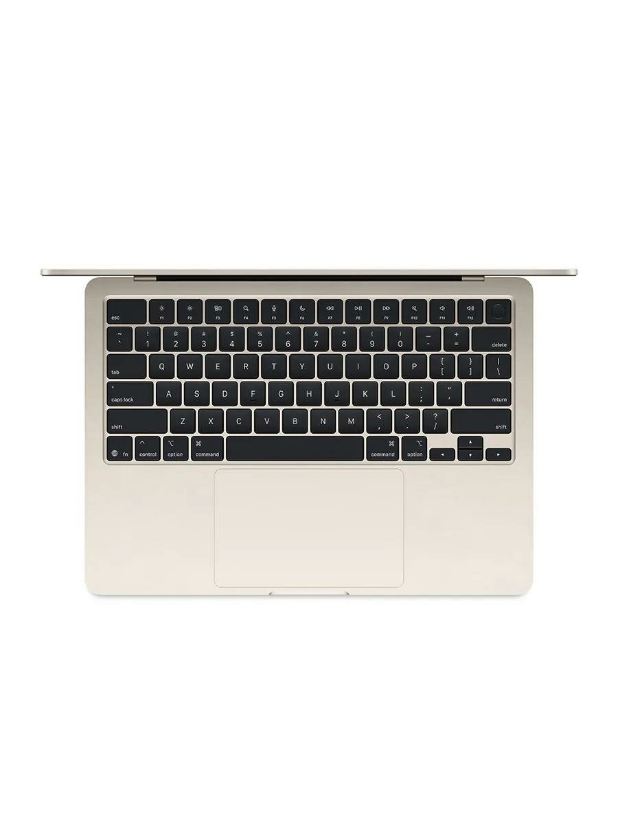 Ноутбук Apple MacBook Air 15 (M4, 10C CPU/10C GPU, 2025), 24 ГБ, 512 ГБ SSD, Starlight (сияющая звезда) — фото 7