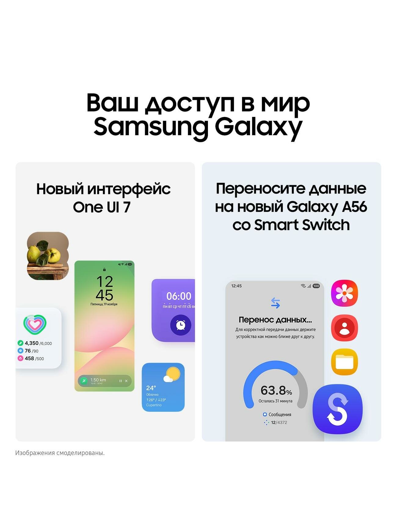 Смартфон Samsung Galaxy A56 5G 8/256Gb Черный Graphite 2025 NFC Global — фото 14