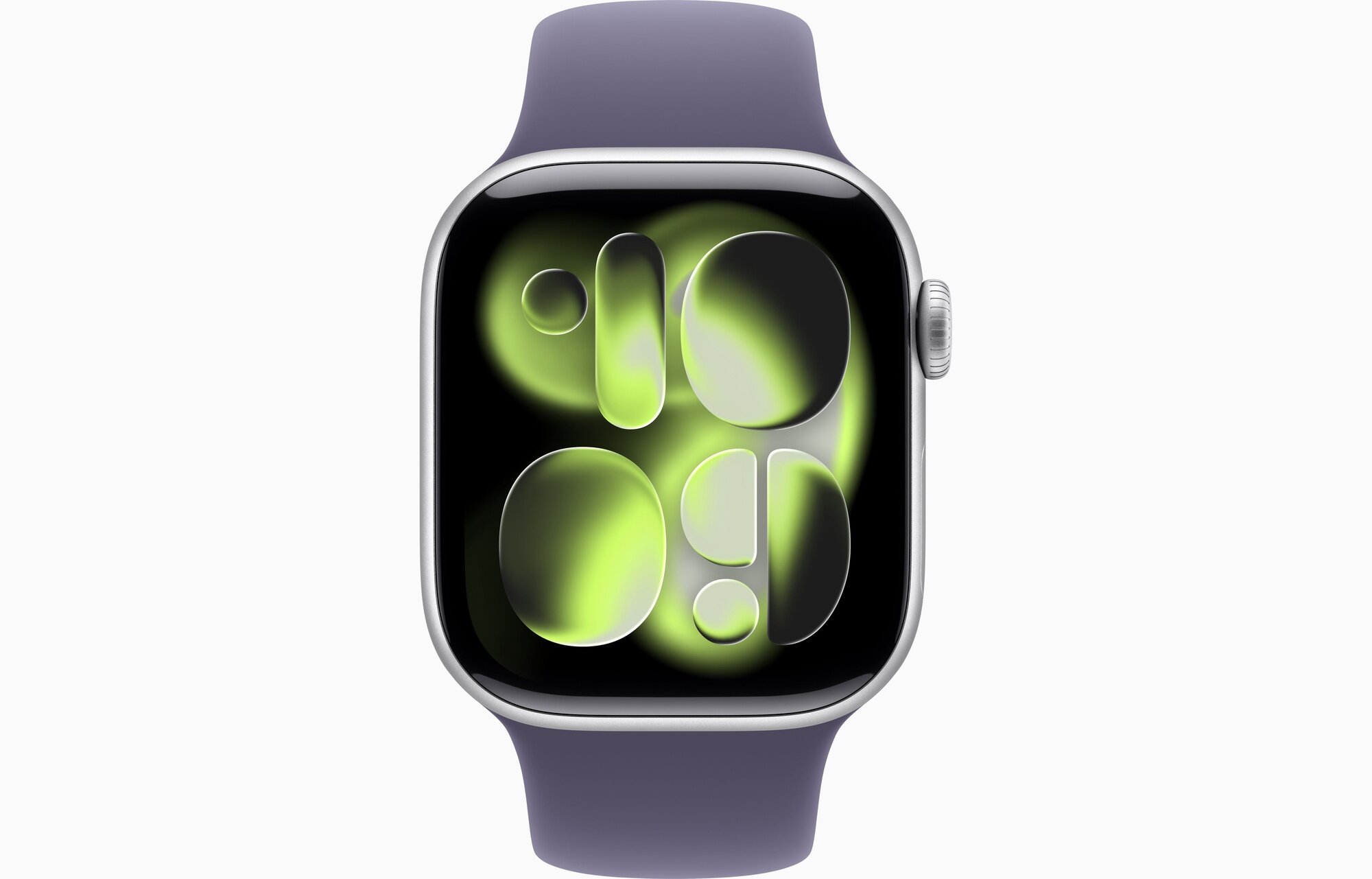 Apple Watch Series 11 46mm Silver Aluminum Case with Sport Band Anchor Blue S/M — фото 6