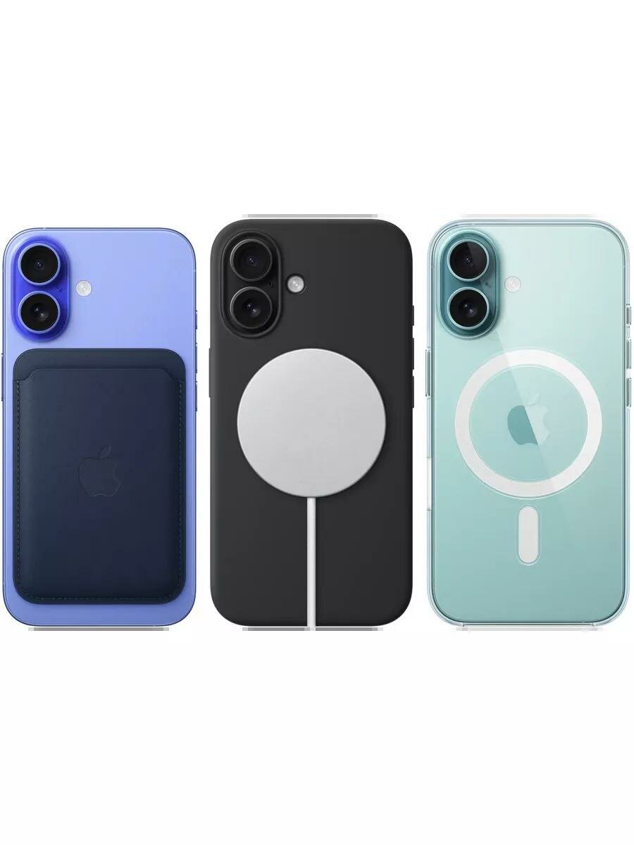 Смартфон Apple iPhone 16 128GB, Ultramarine (Синий) Sim+ESim 2024 — фото 8
