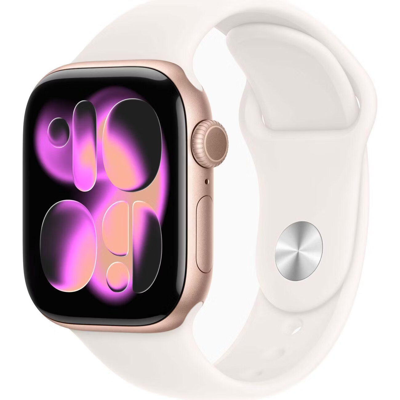 Apple Watch Series 11 46mm Rose Gold Aluminum Case with Sport Light Blush M/L — фото 1