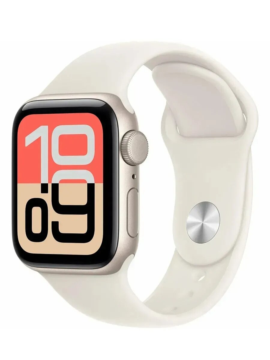 Умные часы Apple Watch SE 3 40mm Starlight  "Сияющая звезда" M/L — фото 1