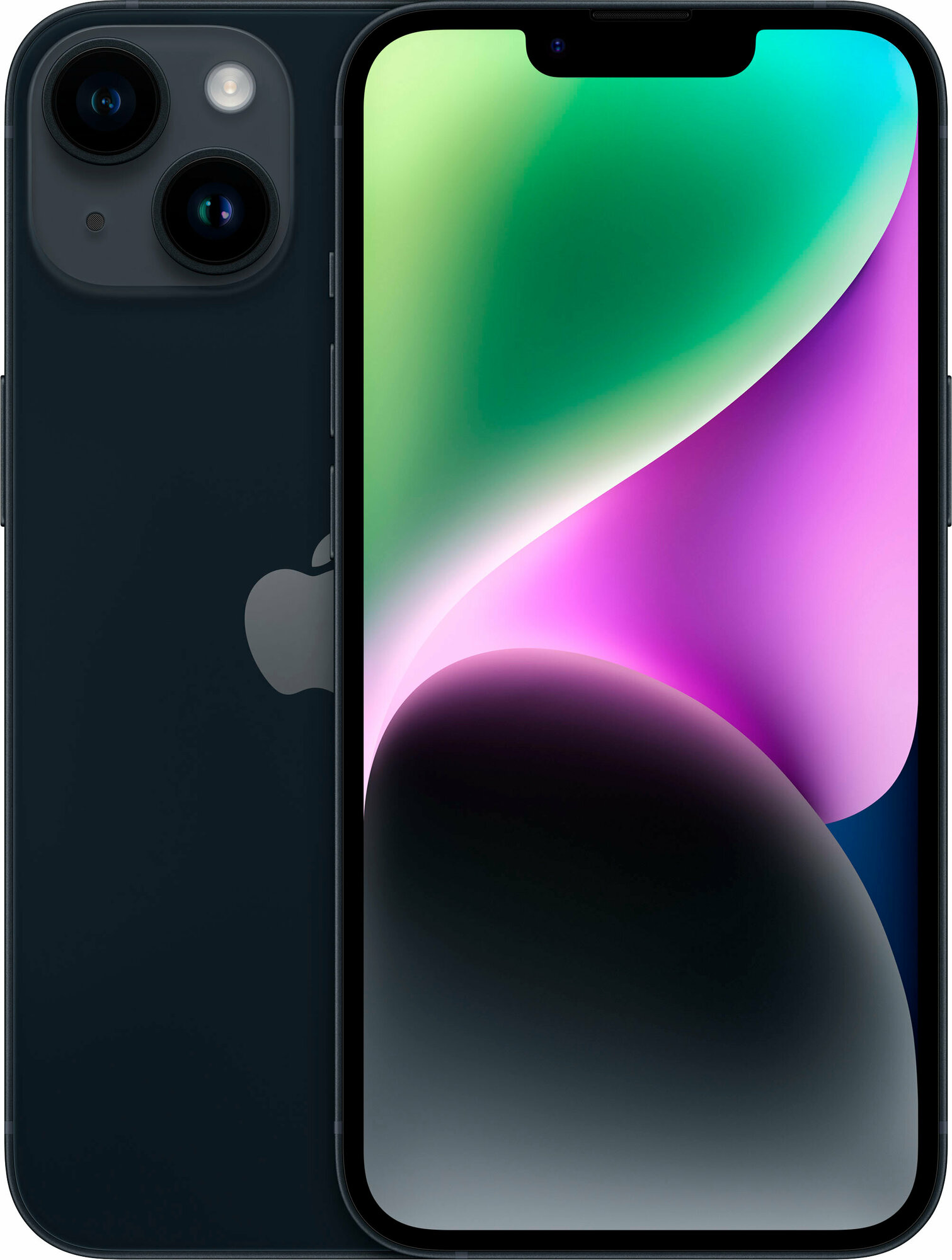 Смартфон Apple iPhone 14 256Gb Midnight  "Полуночный черный" Sim+ESim — фото 1