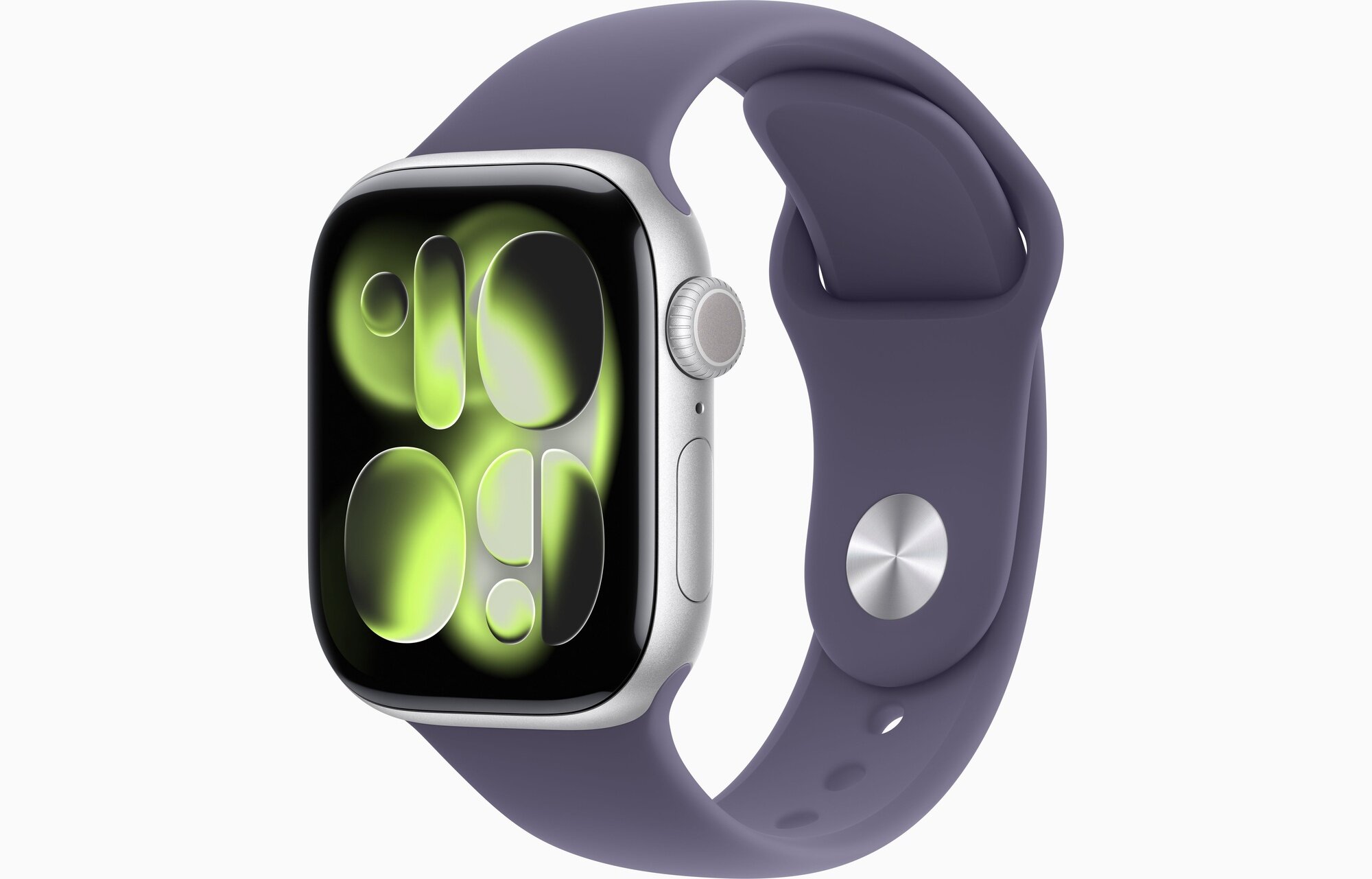 Apple Watch Series 11 46mm Silver Aluminum Case with Sport Band Anchor Blue M/L — фото 1