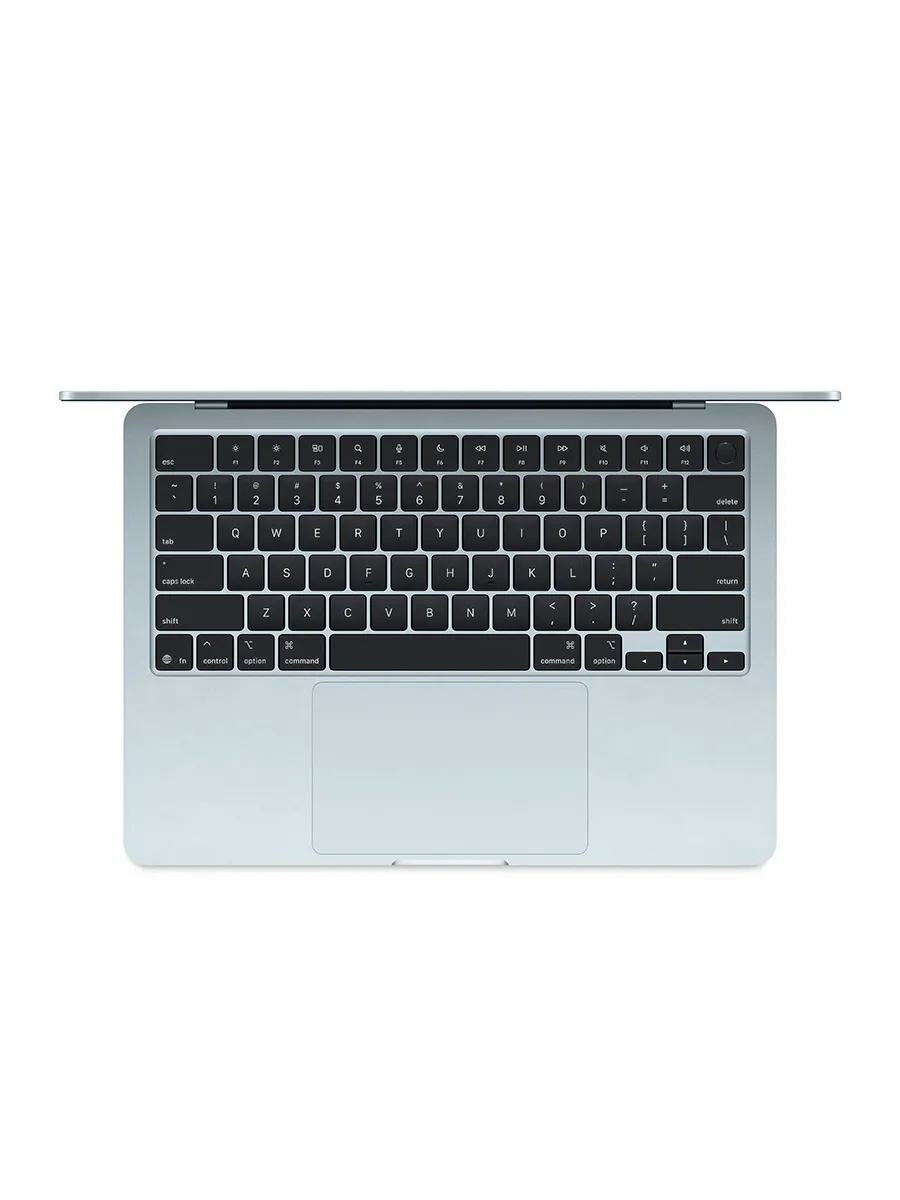 Ноутбук Apple MacBook Air 13 (M4, 10C CPU/10C GPU, 2025), 24 ГБ, 512 ГБ SSD, Sky Blue (небесно-голубой) — фото 3