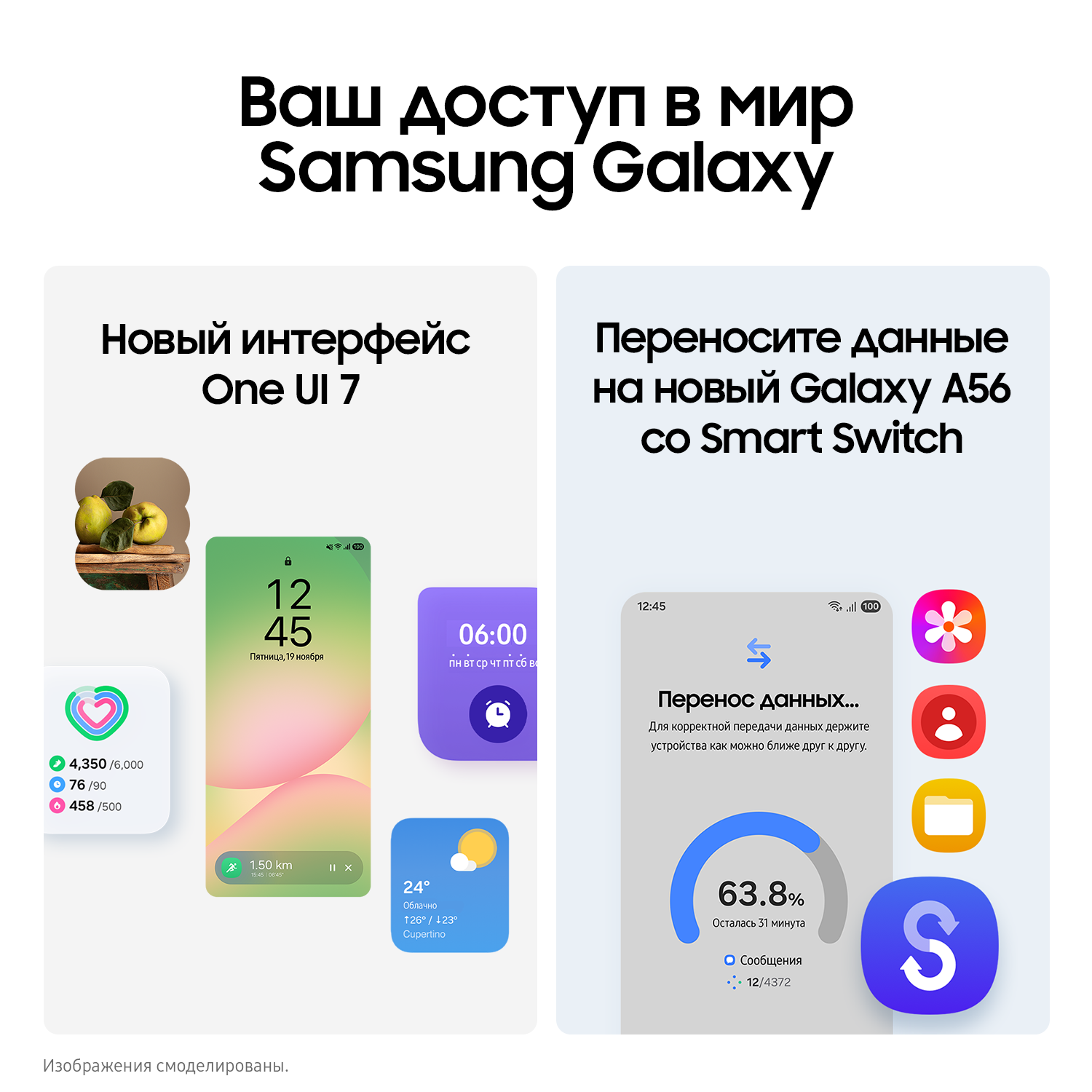 Смартфон Samsung Galaxy A56 5G 8/128Gb Черный Graphite 2025 NFC Global — фото 12