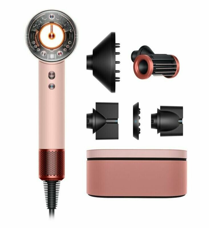 Dyson HD16 Supersonic фен с ионизацией, 1600 Вт, 4 режима температуры, кейс, цвет красный коричнево-золотой — фото 5