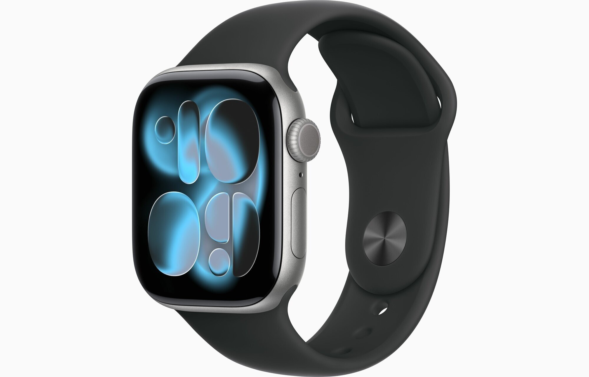 Apple Watch Series 11 46mm Space Gray Aluminum Case with Sport Band Stone Gray S/M — фото 1