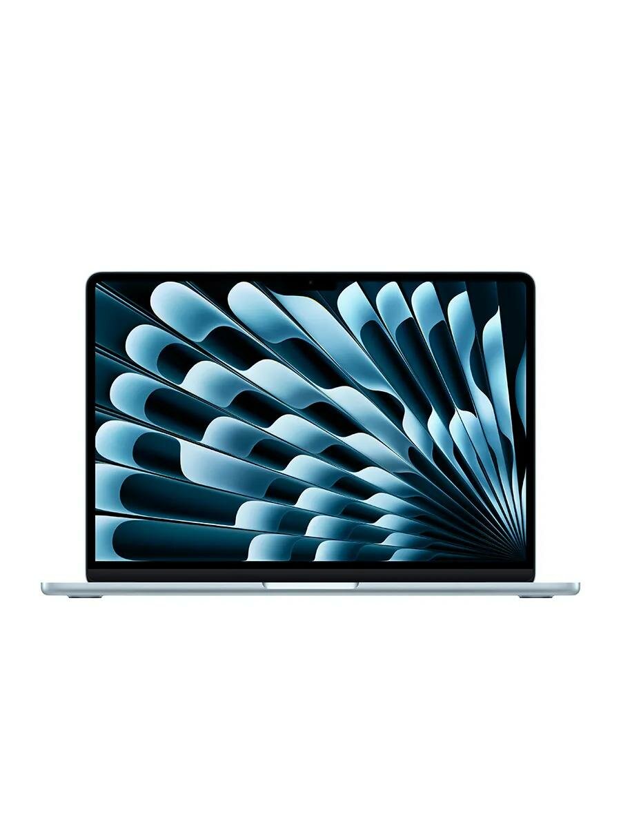 Ноутбук Apple MacBook Air 15 (M4, 10C CPU/10C GPU, 2025), 16 ГБ, 256 ГБ SSD, Sky Blue (небесно-голубой) — фото 1