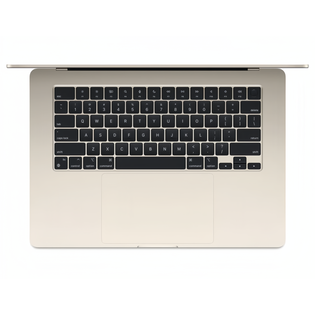 Ноутбук Apple MacBook Air 15 (M4, 10C CPU/10C GPU, 2025), 16 ГБ, 512 ГБ SSD, Starlight (сияющая звезда) MW1K3 — фото 3