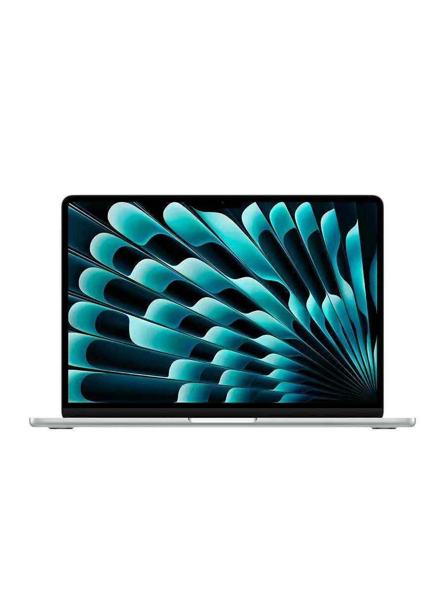 Ноутбук Apple MacBook Air 15 (M4, 10C CPU/10C GPU, 2025), 24 ГБ, 512 ГБ SSD, Silver (серебристый) — фото 1