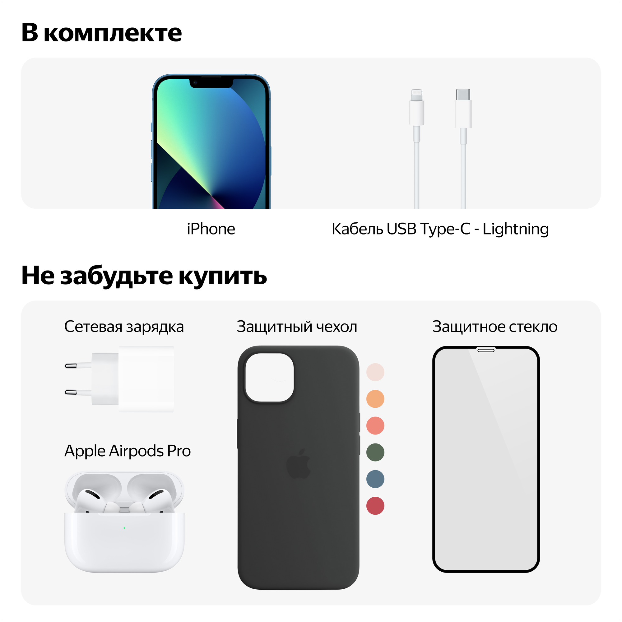 Смартфон Apple iPhone 13 128GB, Midnight "Полуночный"  Sim+ESim
