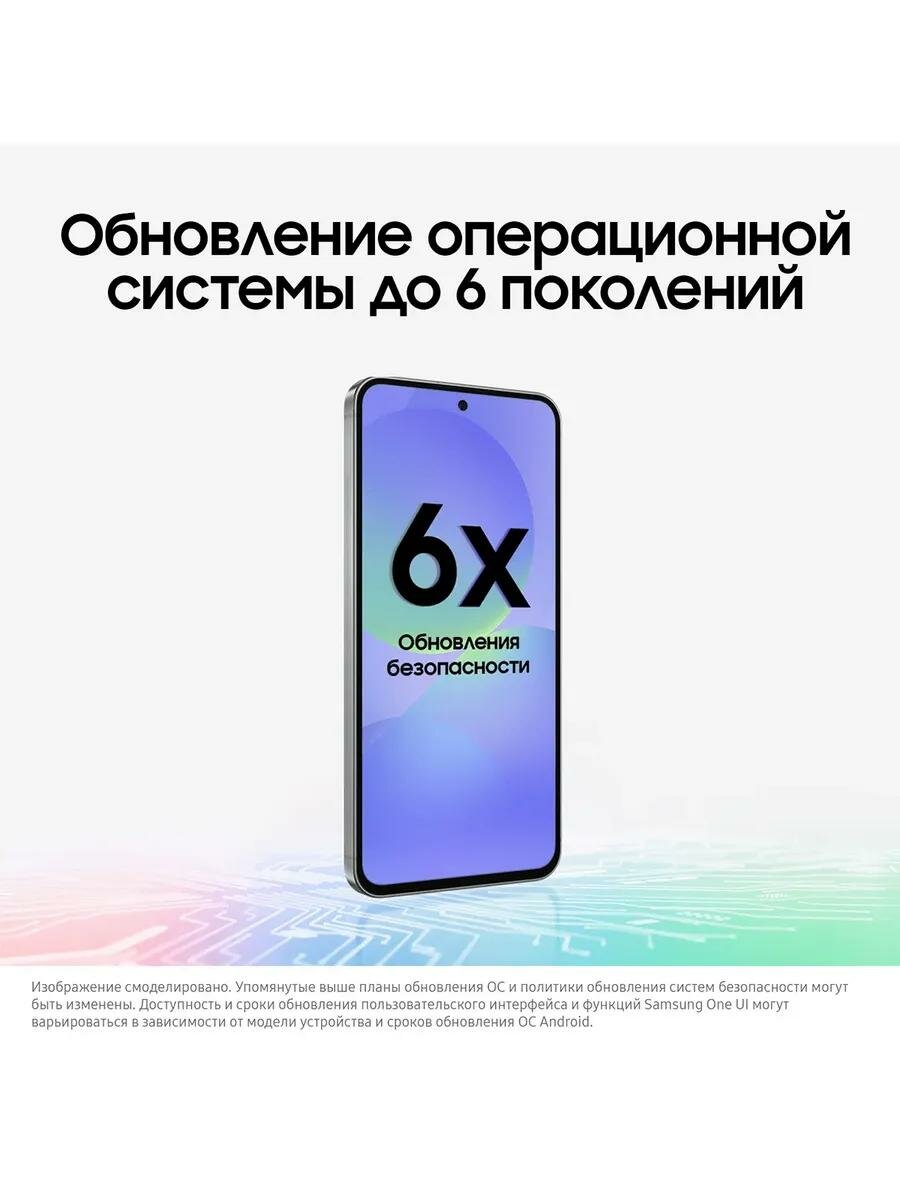 Смартфон Samsung Galaxy A56 5G 8/128Gb Зеленый Green 2025 NFC Global — фото 5