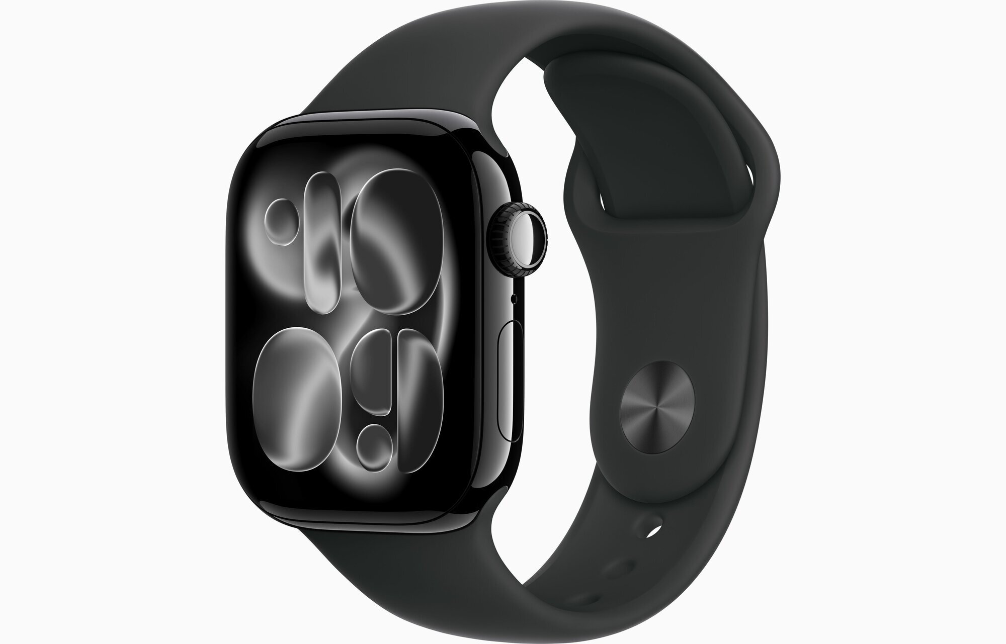 Apple Watch Series 11 46mm Jet Black Aluminum Case with Sport Band Black M/L — фото 1