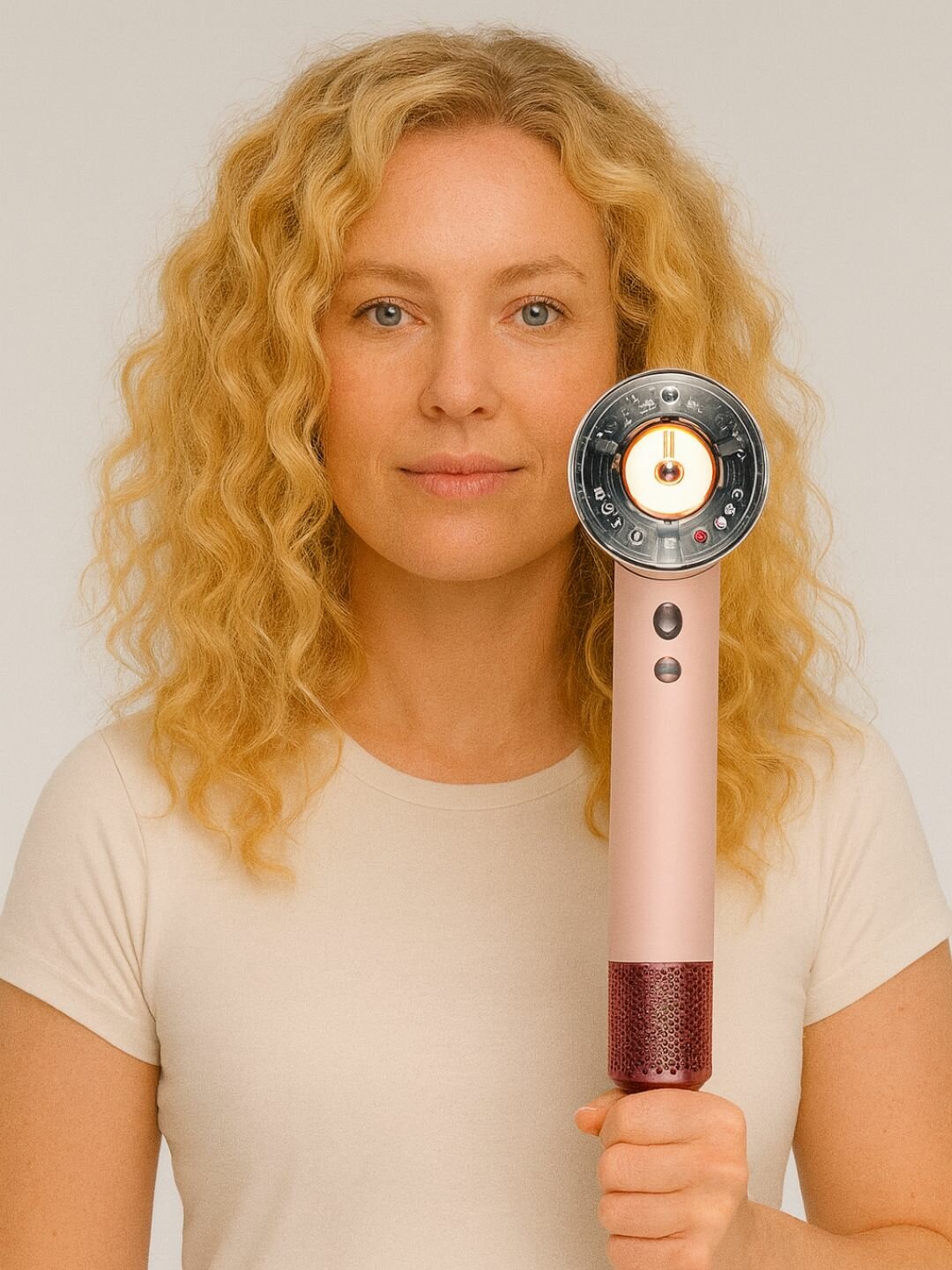 Dyson HD16 Supersonic фен с ионизацией, 1600 Вт, 4 режима температуры, кейс, цвет красный коричнево-золотой — фото 4