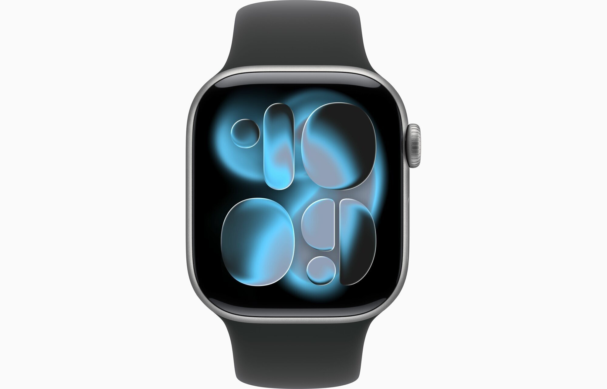 Apple Watch Series 11 46mm Space Gray Aluminum Case with Sport Band Stone Gray S/M — фото 2