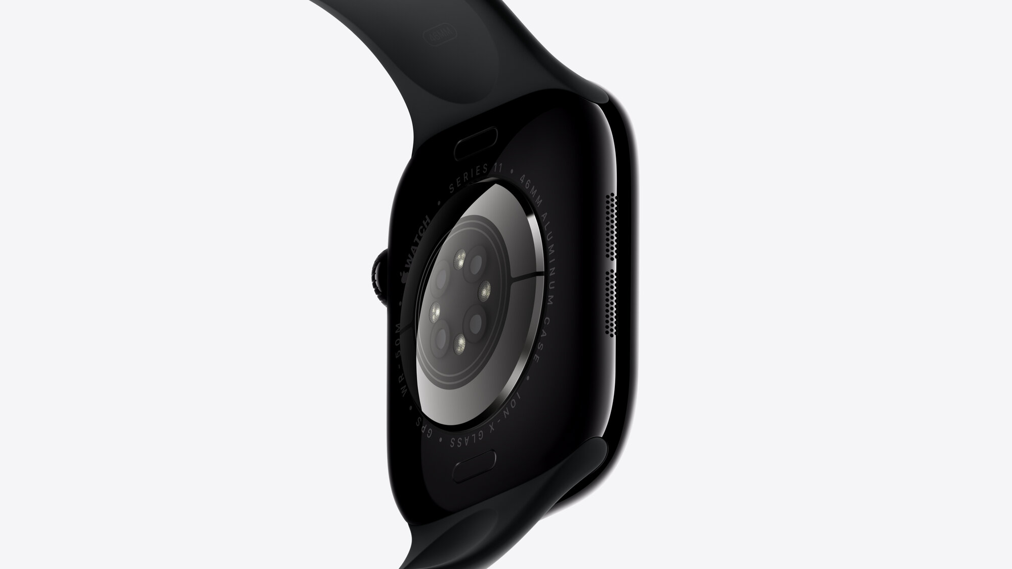 Apple Watch Series 11 46mm Rose Gold Aluminum Case with Sport Light Blush M/L — фото 4